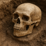 20250926_2037_Ancient Skull Discovery_simple_compose_01k638ysjzfd494hq1jhp3hfvb