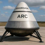 20251006_2218_Arc Spacecraft Unveiling_simple_compose_01k6x6qbstfp8ssvj5cr1ktq5k