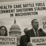 20251007_1147_Washington Shutdown Standoff_simple_compose_01k6ymzxsdeyy9r0faap7k3n2p
