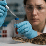20251007_2217_Snakebite Cure Discovery_simple_compose_01k6zrzvd5fn19xzcxfabq60wb