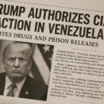Trump Confirms CIA Action in Venezuela Amid Drugs and Prison Concerns 20251016_1606_CIA Mission in Venezuela_simple_compose_01k7p9bxbqe1gsp08canyw491t