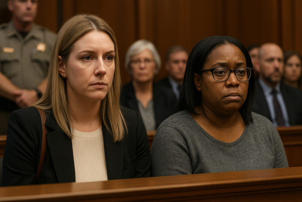 Teacher Abby Zwerner testifies during her civil trial against former assistant principal Ebony Parker in Newport News, Virginia