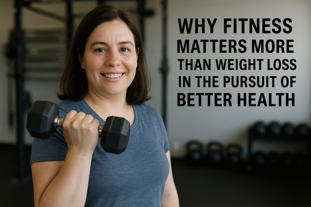 Strength training with dumbbells in a home setting