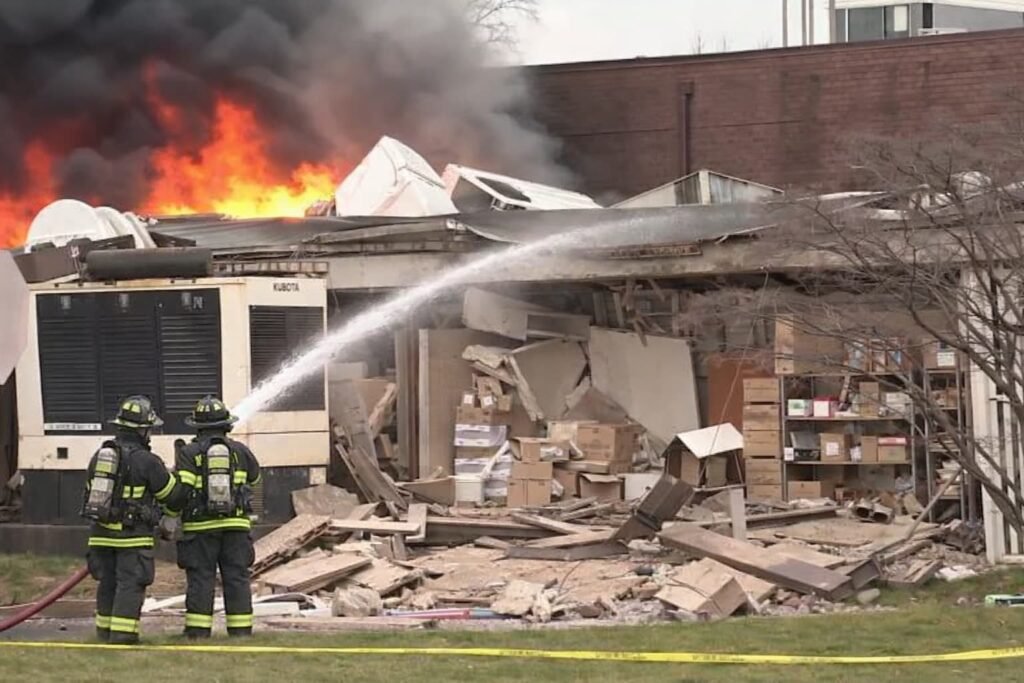 Emergency crews responding to nursing home explosion in Bristol Township