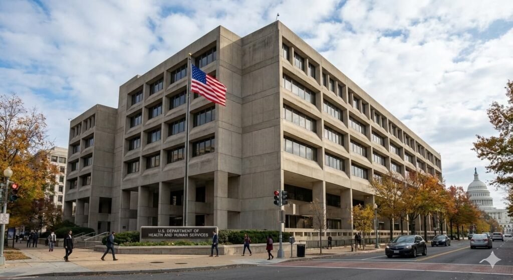 U.S. Department of Health and Human Services building in Washington