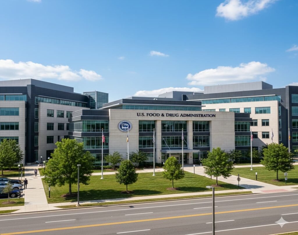 FDA headquarters building exterior in Washington, D.C.