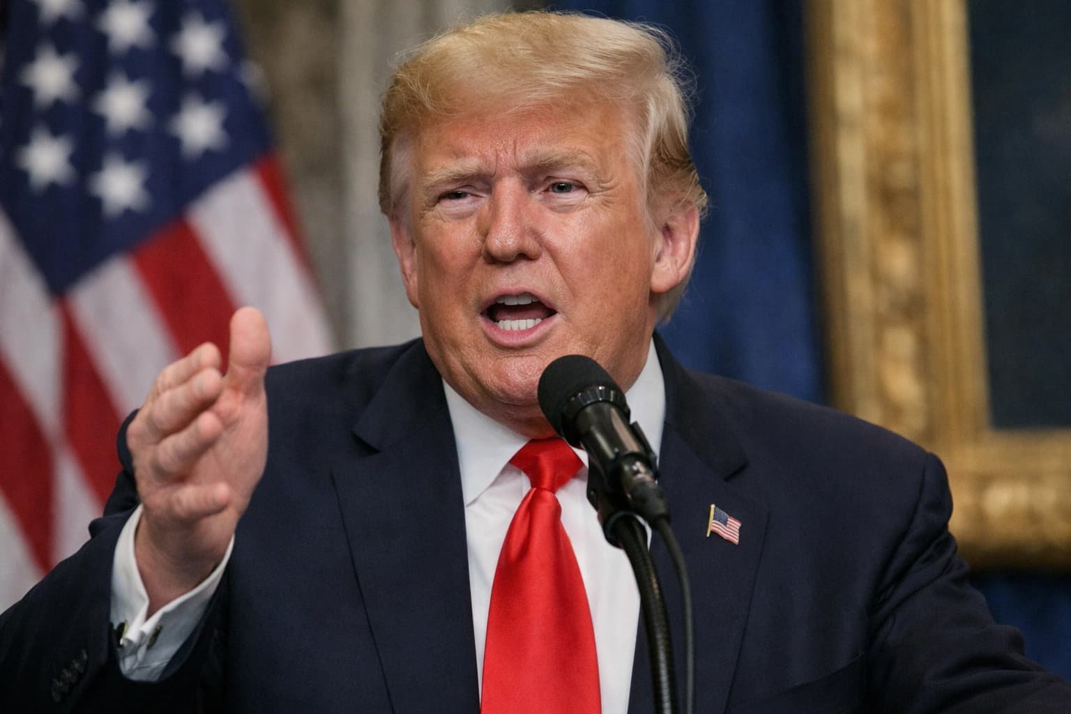 trump speaking