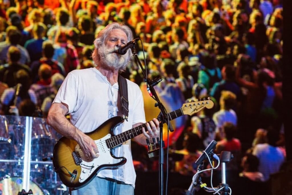 Bob Weir performing with Dead & Company in Las Vegas