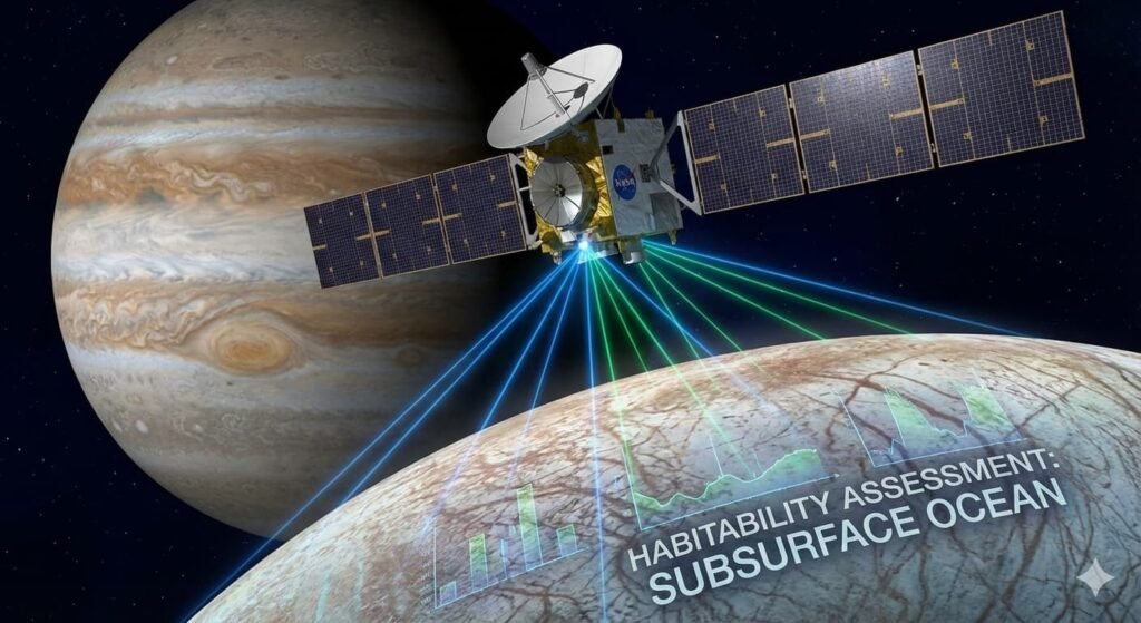 NASA’s Europa Clipper spacecraft studying Europa’s habitability