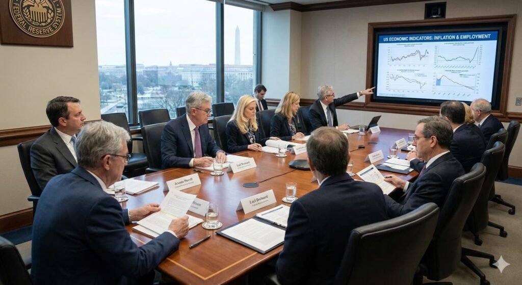 Federal Reserve officials monitoring economic conditions