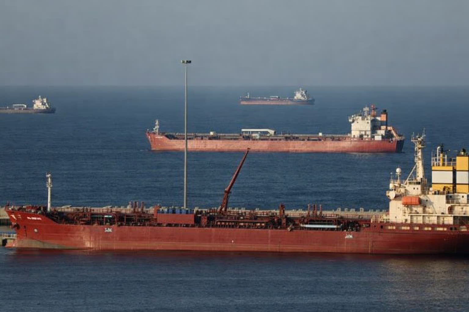 Oil tanker ship approaching the Strait of Hormuz as Iran begins charging commercial vessels up to $2 million per voyage in transit fees during the 25th day of the U.S. Israel Iran war in March 2026