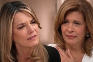 Savannah Guthrie speaking with Hoda Kotb in her first Today show interview since her 84-year-old mother Nancy Guthrie was kidnapped from her Tucson Arizona home on January 31 2026