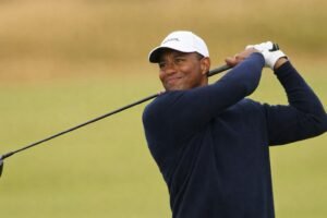 Tiger Woods playing at a PGA Tour event before his arrest for driving under the influence following a car crash in Jupiter Florida on March 27 2026