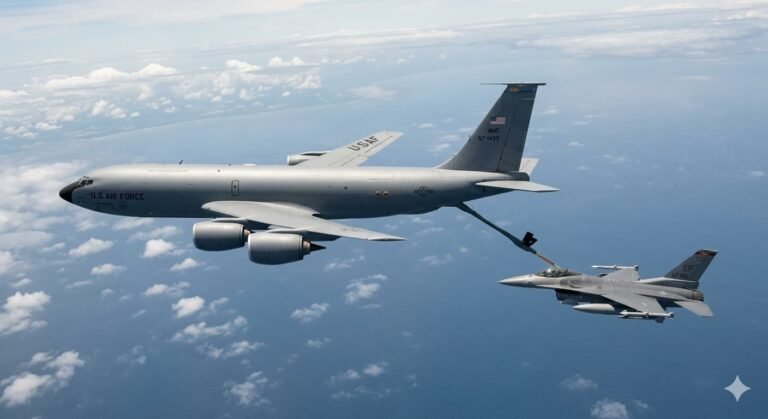 U.S. Air Force KC-135 Stratotanker refueling aircraft similar to the one that crashed in western Iraq during Operation Epic Fury in March 2026