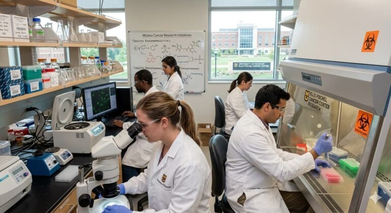 Cancer research laboratory at University of Missouri