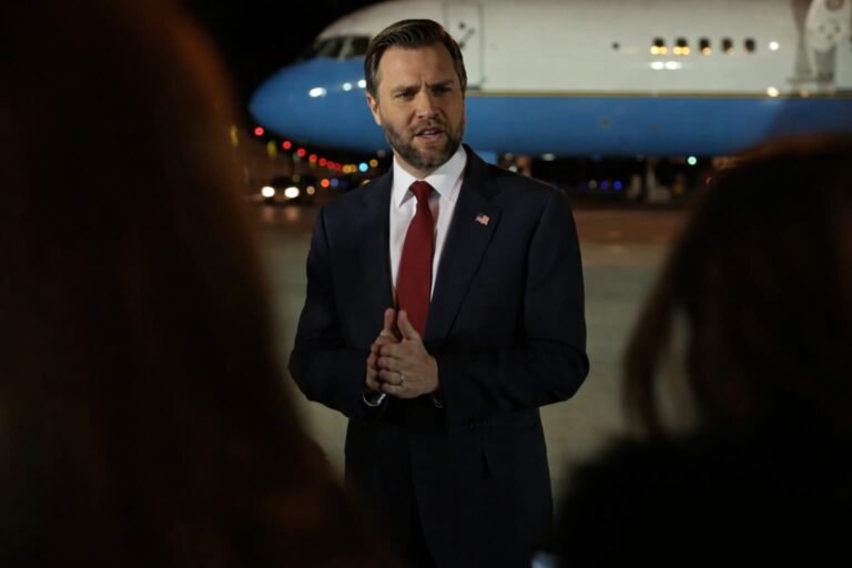 Vice President JD Vance arriving in Islamabad Pakistan on April 10 2026 to lead first direct US Iran peace talks since war began February 28