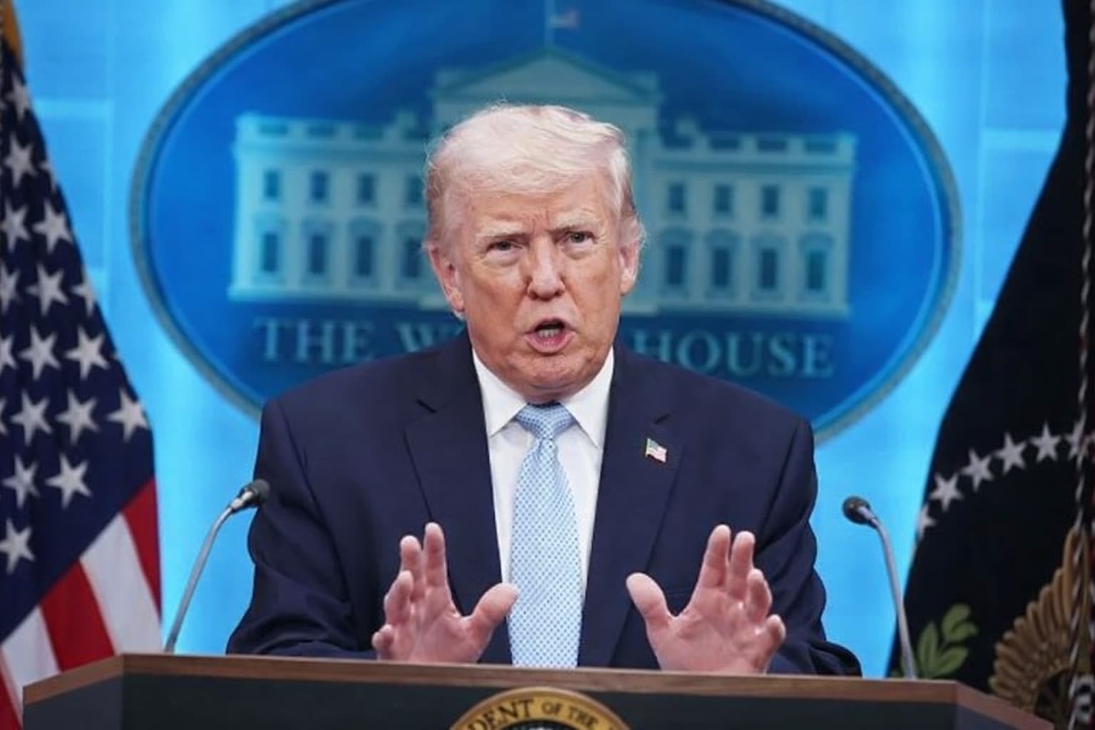 President Trump announcing Israel Lebanon ceasefire deal at White House on April 17 2026 ending weeks of bombardment