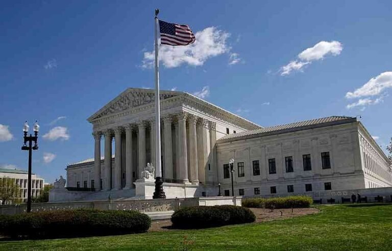 Supreme Court building in Washington after 6-3 ruling in Louisiana v Callais striking down majority Black congressional district and weakening Voting Rights Act April 29 2026