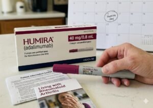 AbbVie Humira medication for rheumatoid arthritis Crohn's disease available at 86 percent discount through TrumpRx program April 7 2026