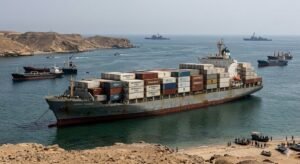 Cargo ship stranded near Strait of Hormuz amid US Iran war disrupting global food and fertilizer supply chains