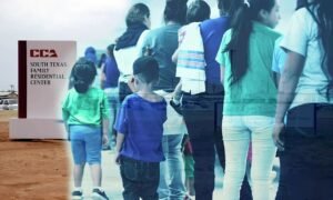 ICE South Texas Family Residential Center in Dilley Texas where Hayam El Gamal and five children were held before federal judge ordered their release April 24 2026