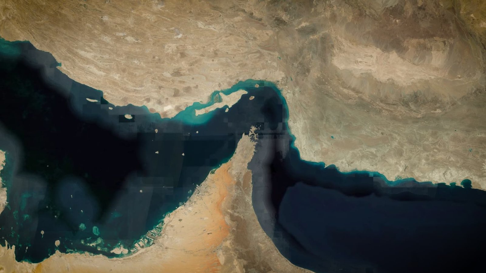 Strait of Hormuz shipping lane map showing oil blockade impact during US-Iran war 2026