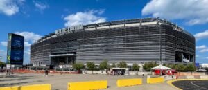 MetLife Stadium in East Rutherford New Jersey designated as the venue for the 2026 FIFA World Cup Final on July 19 as ticket resale prices exceed $10,000 for premium seats