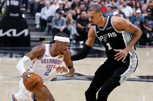 Victor Wembanyama dominant in first half of Game 6 Western Conference Finals as San Antonio Spurs blow out OKC Thunder 119-91 to force winner-take-all Game 7 May 29 2026