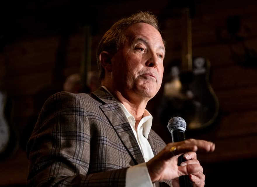 Texas Attorney General Ken Paxton at campaign rally