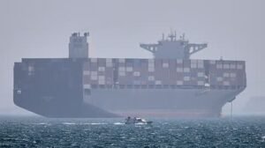 US Central Command warships in Strait of Hormuz after overnight strikes on Iranian missile drone and command sites in response to unprovoked attacks on American destroyers May 8 2026