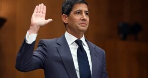 Federal Reserve headquarters in Washington DC representing Kevin Warsh's first FOMC meeting opening June 16 2026