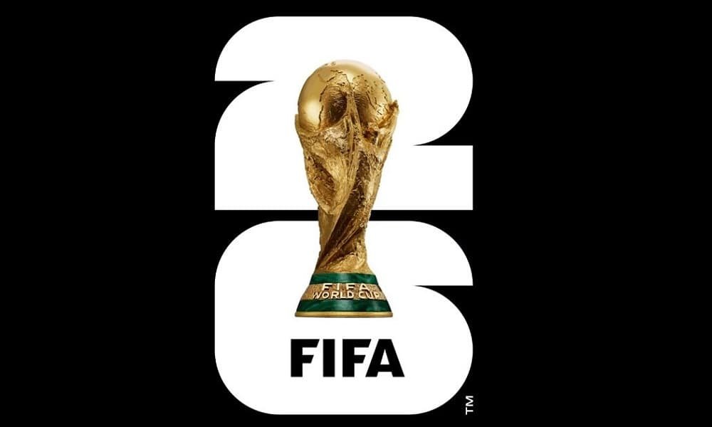 FIFA World Cup 2026 trophy and official branding representing tournament opening June 11 at SoFi Stadium in Inglewood California after workers reached contract deal with Legends Hospitality on June 7
