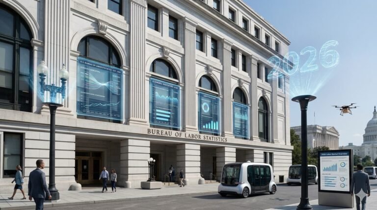 Bureau of Labor Statistics building representing May 2026 Consumer Price Index report releasing Wednesday June 10 at 8:30 a.m. ET as key inflation data before Federal Reserve June 16-17 FOMC meeting