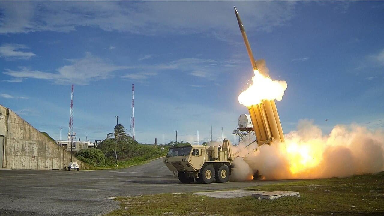 CENTCOM air defense system intercepting Iranian ballistic missiles launched toward Kuwait and Bahrain on June 5 2026 as US forces simultaneously shot down four Iranian drones