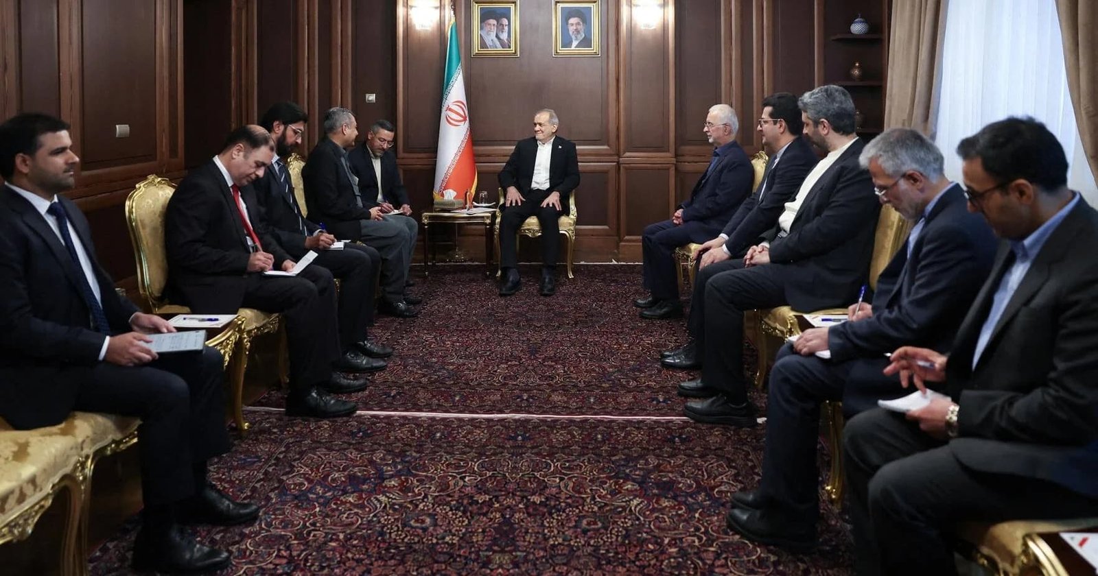 Pakistani and Qatari mediators at negotiating table representing ongoing ceasefire extension talks between US and Iran that have not produced a signed agreement as of June 2026